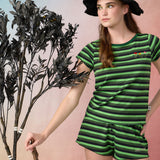 Elphaba Stripe Short PJ Set