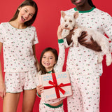 Riley PJ Set in Big Red Trucks