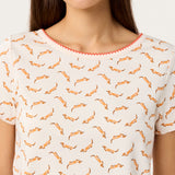 Suzie Pj Set in Hot Dog