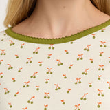 Baby Jean Tee in Fig Print