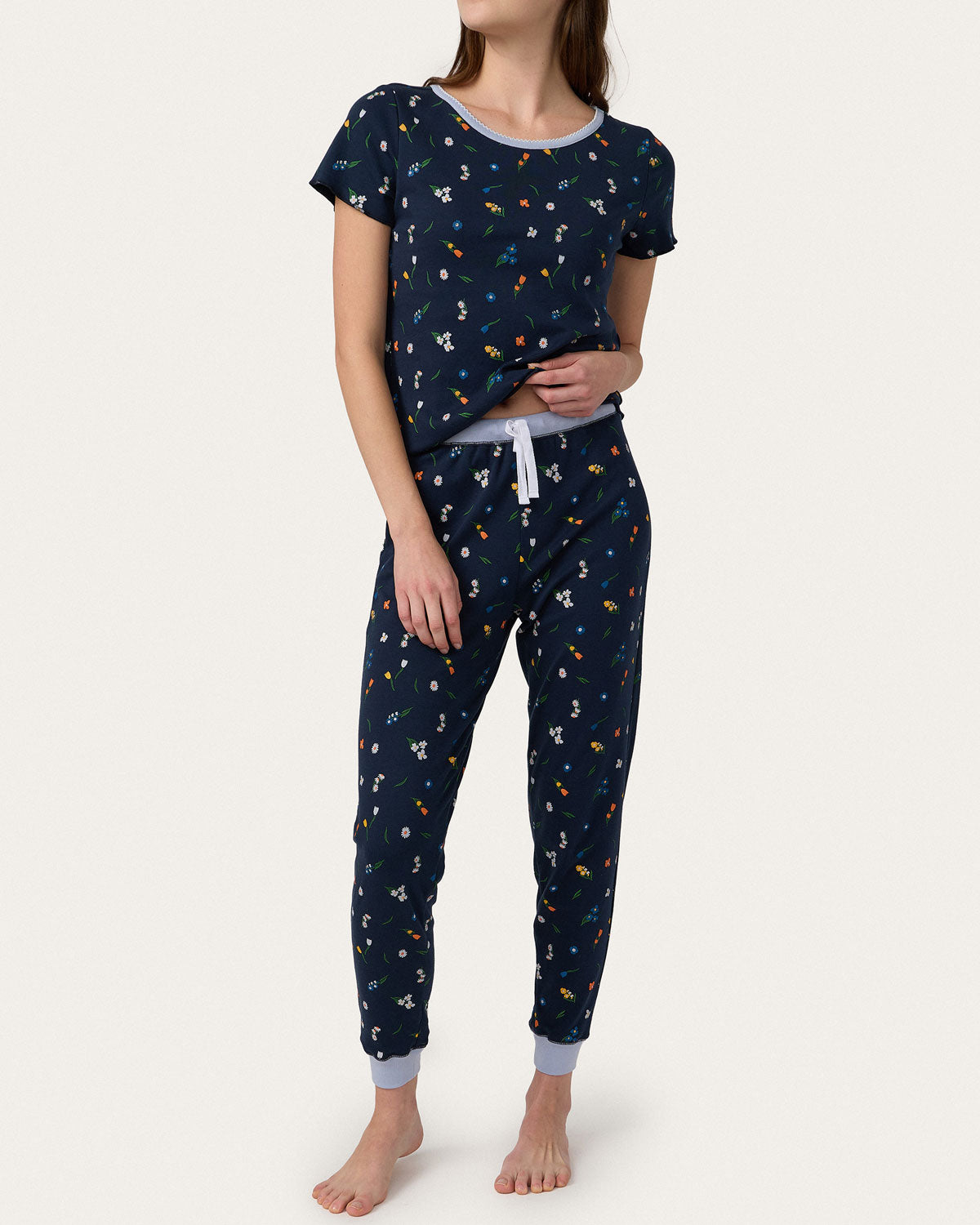 Baby Jean Jogger Set in Bluebell