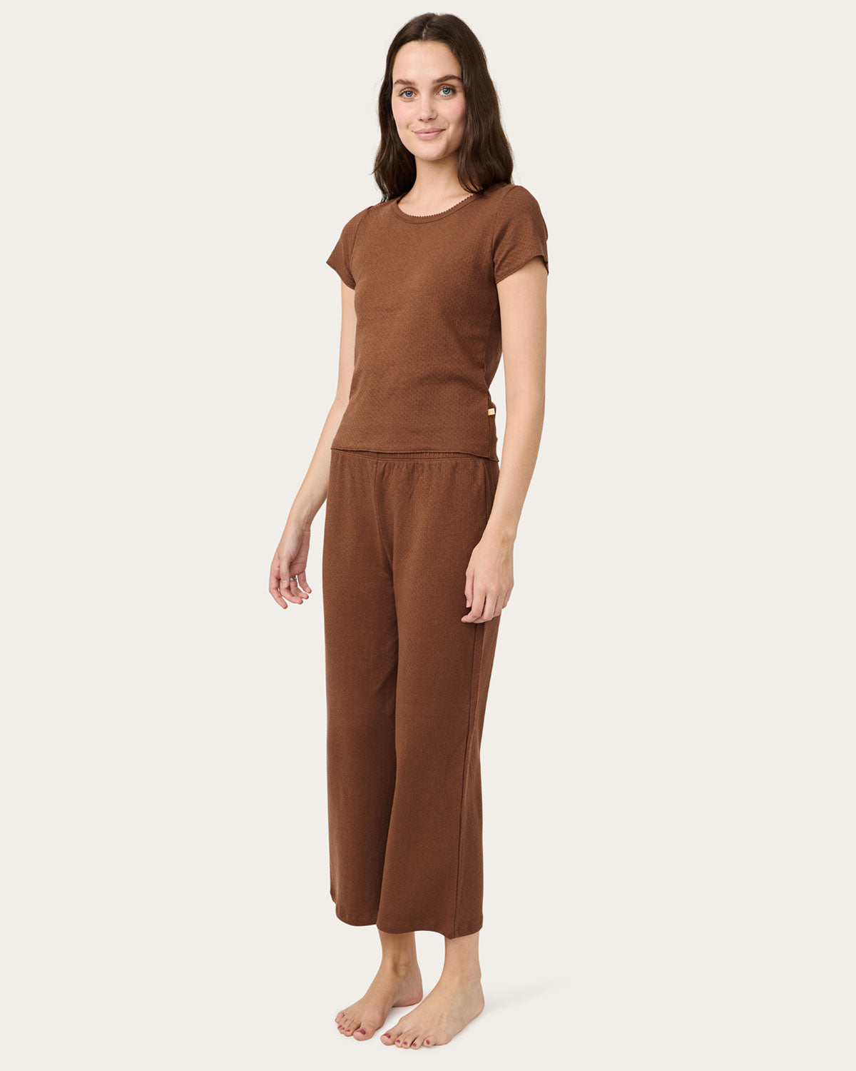 Cici Crop Pant in Hot Cocoa