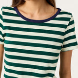 Baby Jean Tee in Jolly Stripe