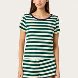 Baby Jean Tee in Jolly Stripe