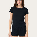 Baby Jean Tee in Jet Black