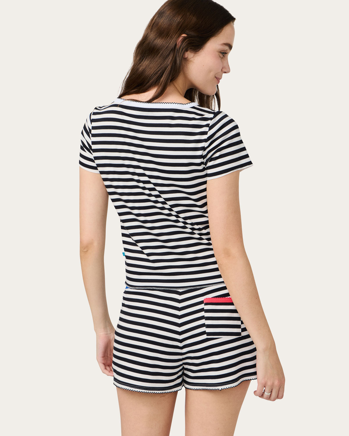 Baby Jean Tee in Classic Stripe