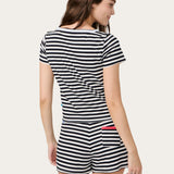 Baby Jean Tee in Classic Stripe