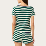 Baby Jean Tee in Jolly Stripe