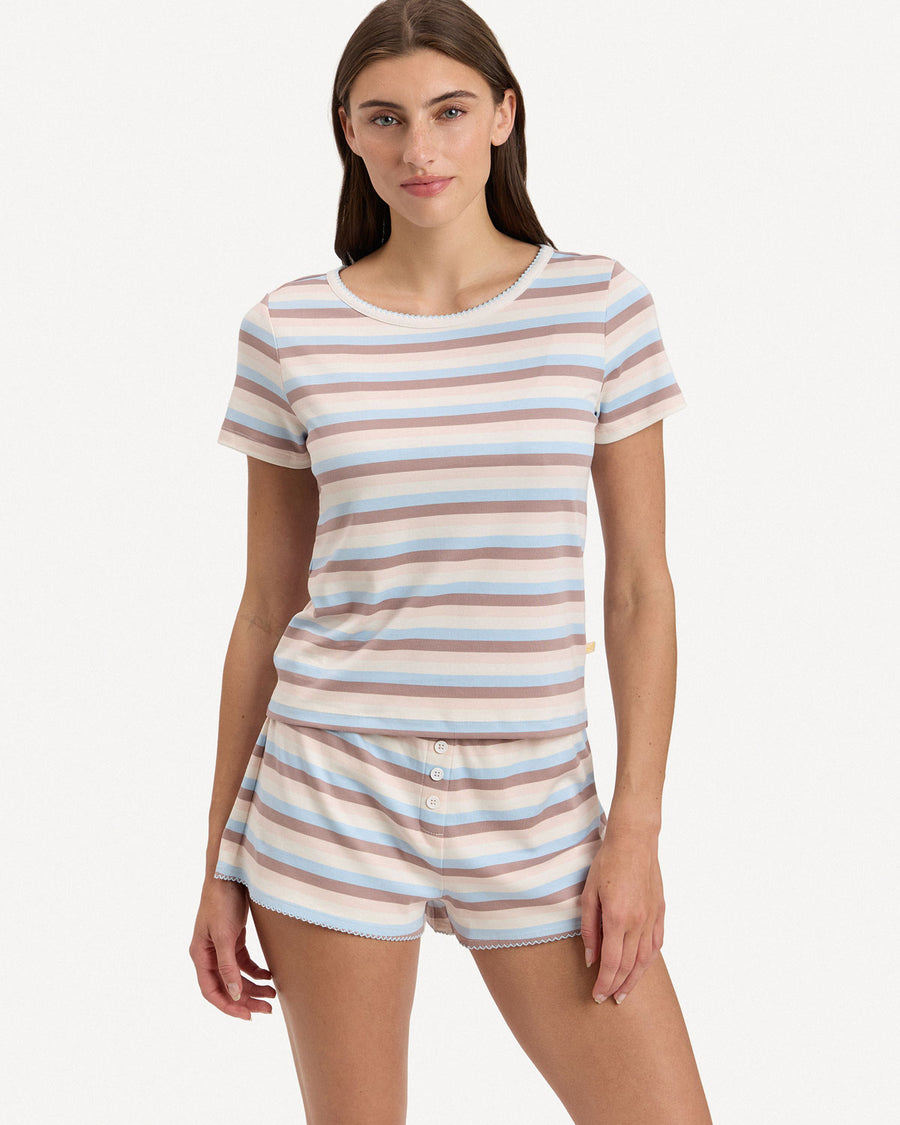Baby Jean Tee in Powder