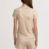 Baby Jean Tee In Rainbow Dream