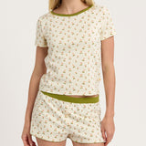 Baby Jean Tee in Fig Print