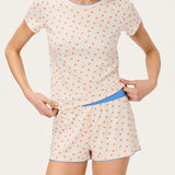 Baby Jean Tee in Sweet Poppies