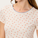 Baby Jean Tee in Sweet Poppies
