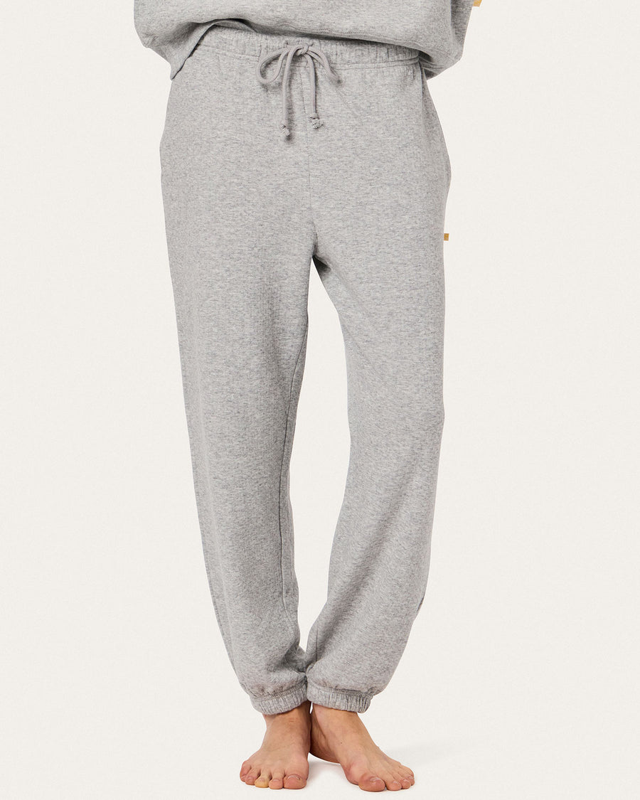 Bella Jogger in Heather Pointelle