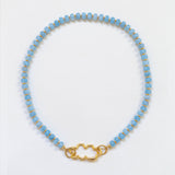 The Cloud Necklace in Blue Quartz