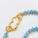 The Cloud Necklace in Blue Quartz