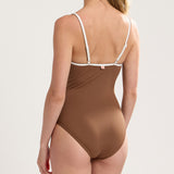 Charlotte One-Piece in Cocoa