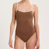 Charlotte One-Piece in Cocoa