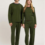 Ellie PJ Set in Moss