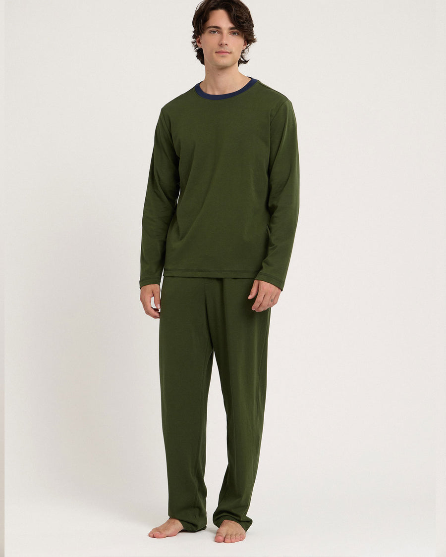 Chase PJ Set in Moss