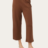 Cici Crop Pant in Hot Cocoa