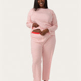 Ellie Pj Set in Floating Hearts