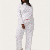 Ellie PJ Set in Cherry Pie