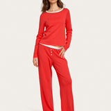 Ellie Pant in Cherry