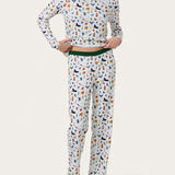 Elphaba Print Long PJ Set