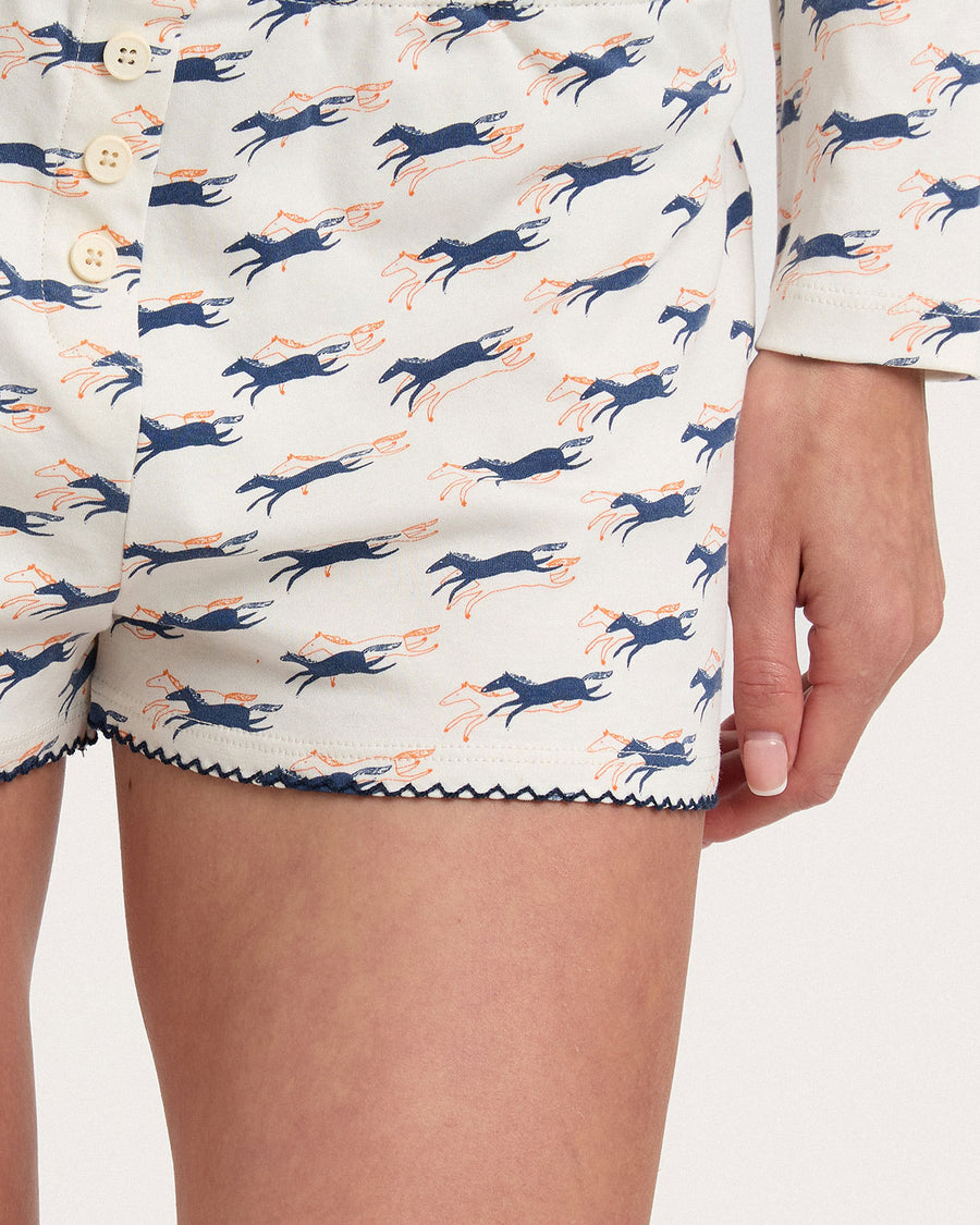 Shorts embroidery placement preview