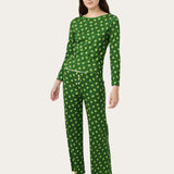 Ellie Pajama Set In Kiwi