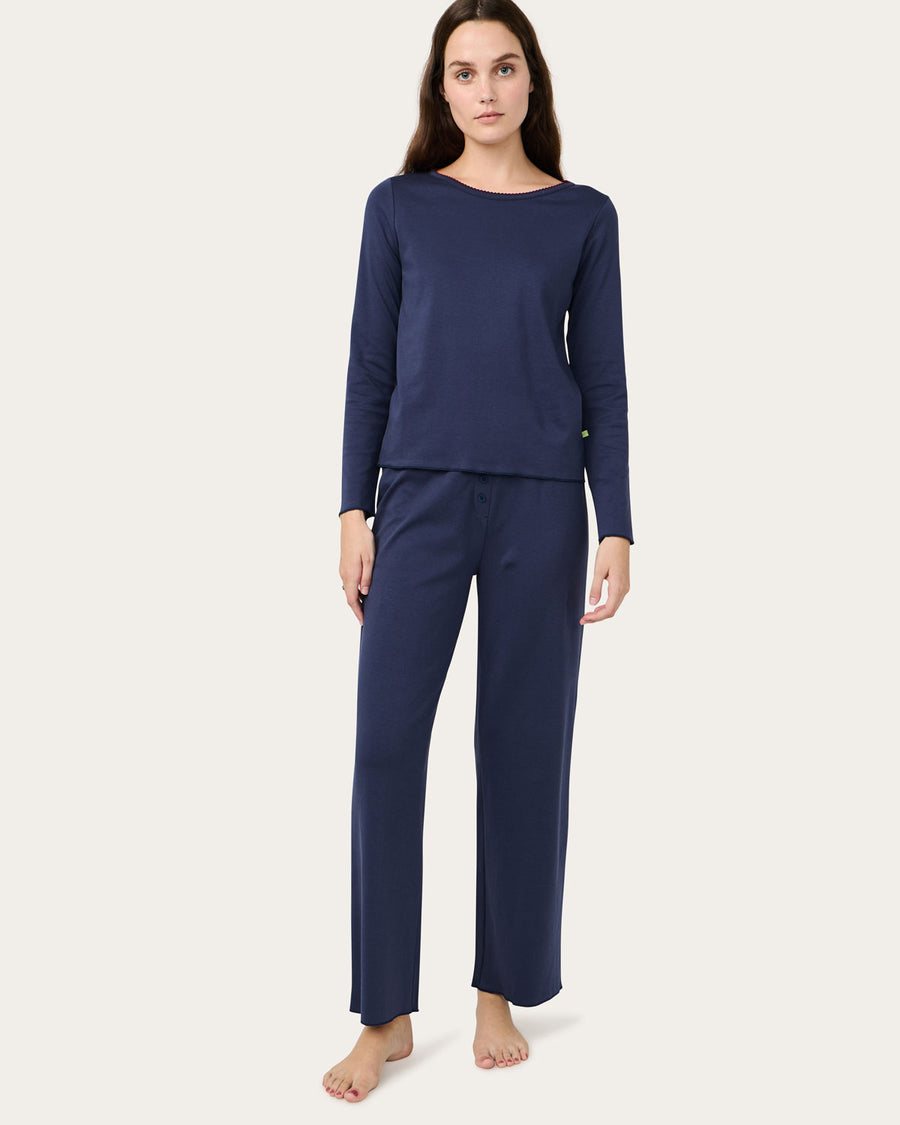 Ellie PJ Set in Midnight