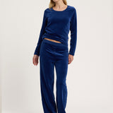 Ellie Lounge Tee in Midnight Velour