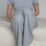 Ellie Pant in Heather Pointelle