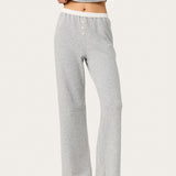 Ellie Pant in Heather Pointelle