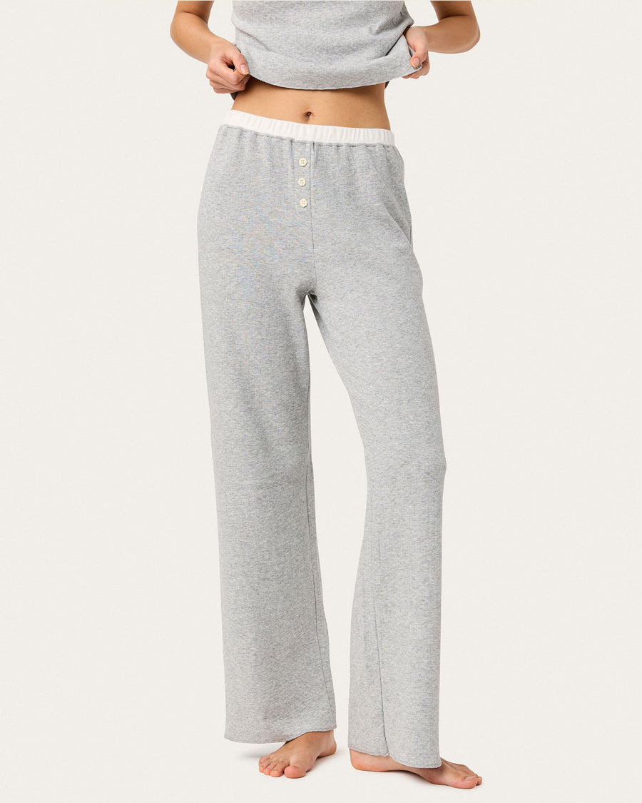 Ellie Pant in Heather Pointelle