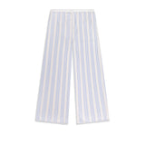 Brunch Long PJ Set in Cloudy Stripe