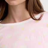 Brunch Long PJ Set in Baby Pink Cloud