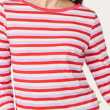 Ellie PJ Set in Poppy Stripe