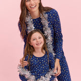 Ellie Pj Set in Star of David Navy