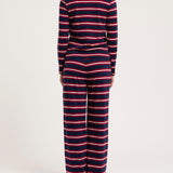 Ellie PJ Set in Rugby Stripe