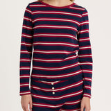 Ellie PJ Set in Rugby Stripe