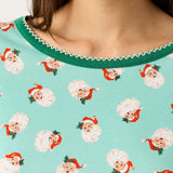 Ellie Shortie PJ Set in Santa Baby