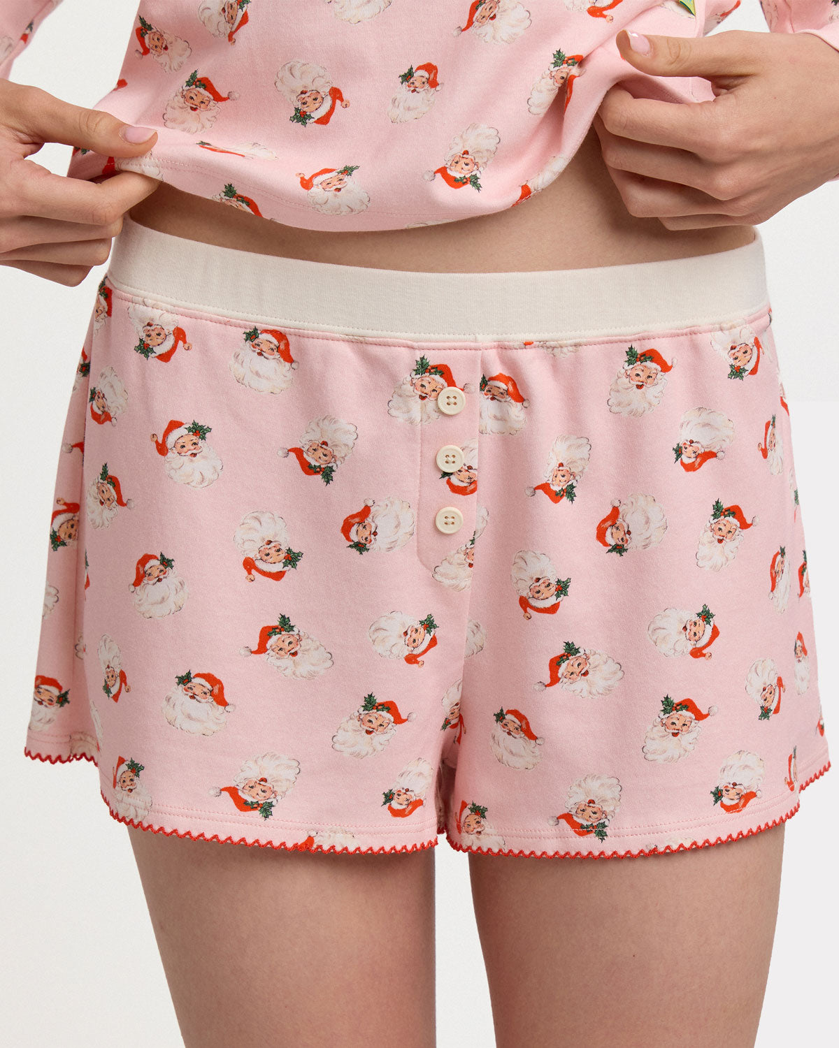 Ellie Shortie PJ Set in Snowkissed