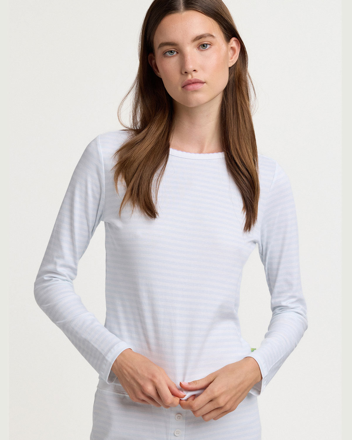 Ellie Pajama Set in Sleepy Stripe