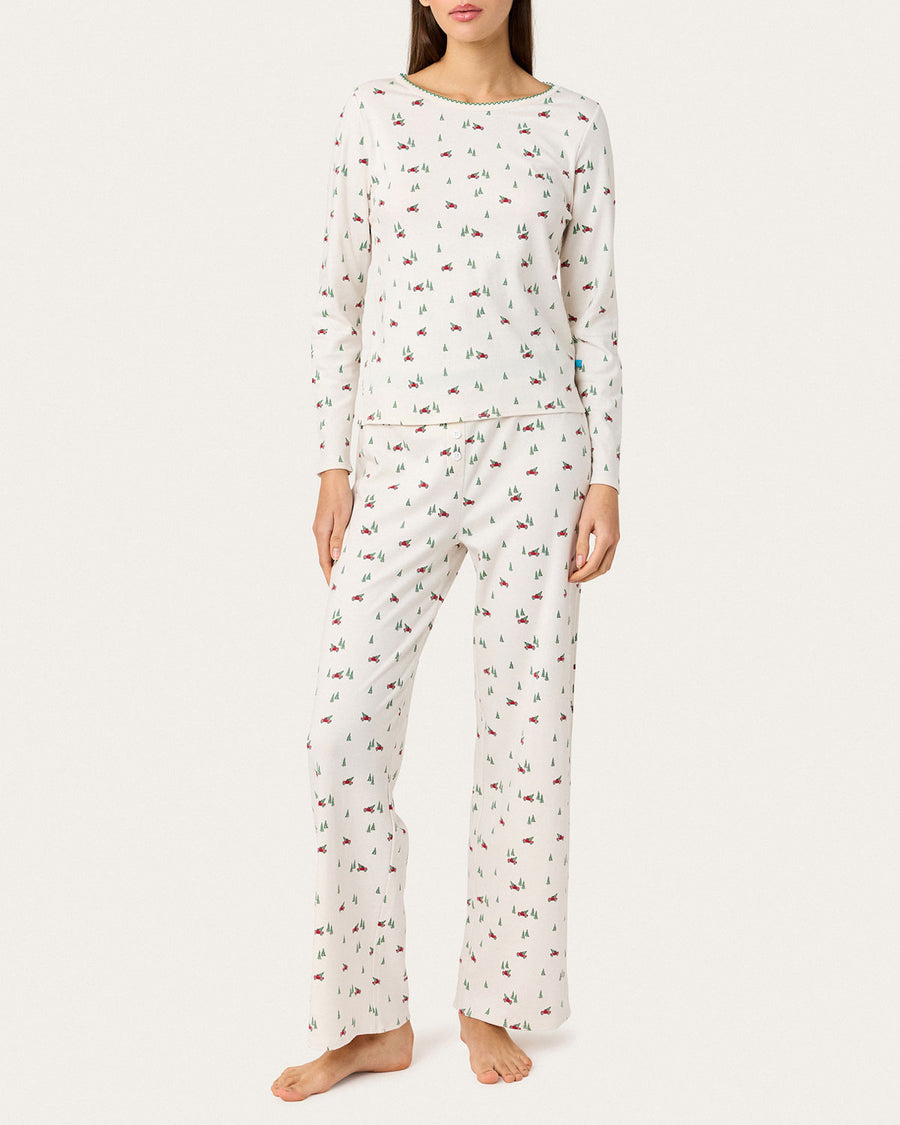 Ellie PJ Set in Big Red Trucks