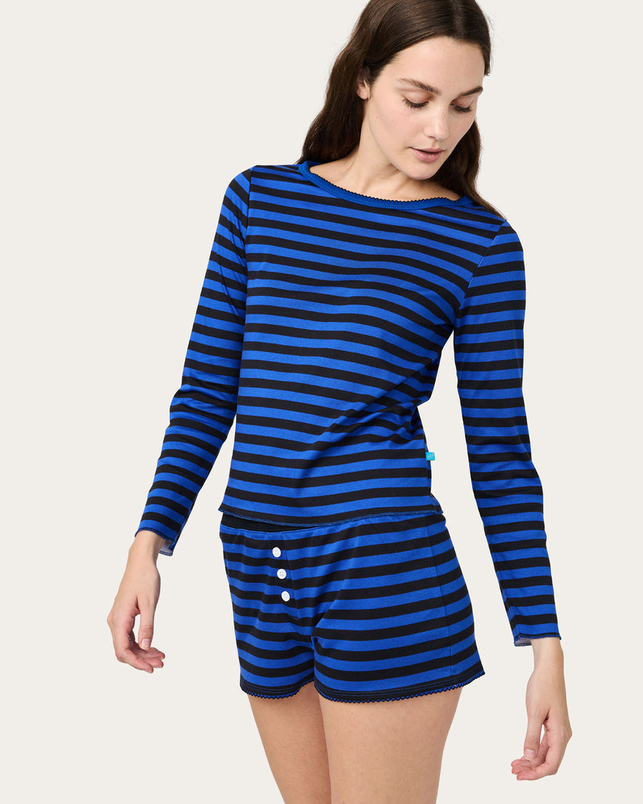 Ellie Tee in Stormy Stripe