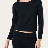 Ellie Tee in Jet Black