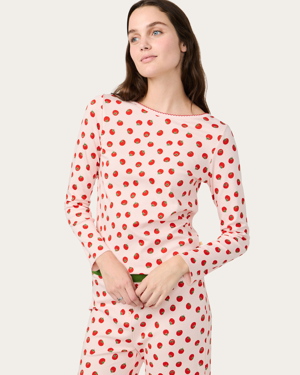 Ellie Pj Set in Juicy Tomatoes
