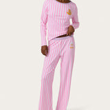 Glinda Striped PJ Set